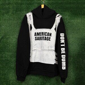 Asap Rocky x AWGE American Sabotage BV Rolling Loud Hoodies Size Large